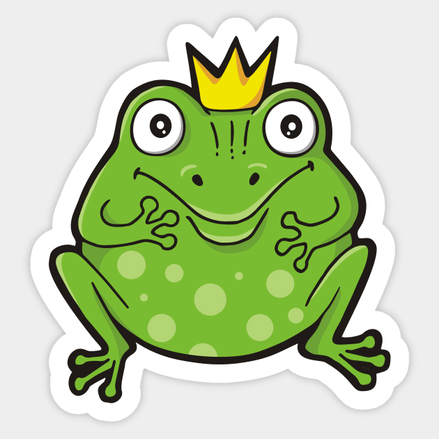 Frog Cartoon Sticker by sifis